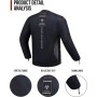 IRON JIA'S Chaqueta Moto Hombre con Hombreras, Coderas, Espaldares CE, Transpirable y a la Moda, Equipo de Protección para Moto