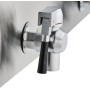 METRO Professional Freidora eléctrica GDF3008, acero inoxidable, 8 litros, termostato ajustable, indicadores luminosos, asas