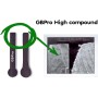 GBPro - Escobilla de goma profesional para limpiaparabrisas de acero inoxidable, 2 piezas, para limpiador de mamparas de ducha