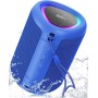 AY Altavoz Bluetooth Portátil con Luces, Impermeable IPX5, Parlante Estéreo, Entrada AUX&TF-Card, Autonomía de 24H, Altavoz