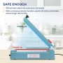 Hanchen Selladora Térmica con Cortador 200mm Sellador de Bolsas de Plástico Profesional 310W para Bolsas de Papel de Aluminio