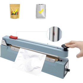 Hanchen Selladora Térmica con Cortador 200mm Sellador de Bolsas de Plástico Profesional 310W para Bolsas de Papel de Aluminio