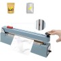 Hanchen Selladora Térmica con Cortador 200mm Sellador de Bolsas de Plástico Profesional 310W para Bolsas de Papel de Aluminio