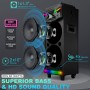 6,5 Pulgadas Altavoz DSP Karaoke Profesional con 2 micrófonos inalámbricos para TV, Máquina Bluetooth portátil con