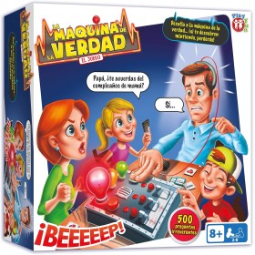 PLAY FUN BY IMC TOYS La Máquina de la Verdad, Juego Verdad o Mentira, Juego de Mesa Divertido y Familiar para Niños y Niñas +8