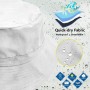 lifwimner Plegable Sombrero de Pescador Mujer Hombre Impermeable Sombrero de Sol Verano Playa Gorra Unisex con
