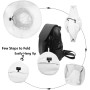 lifwimner Plegable Sombrero de Pescador Mujer Hombre Impermeable Sombrero de Sol Verano Playa Gorra Unisex con