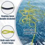 Barco Cuerdas para atracado, Cuerda del Barco - Ropio Flotante Seguro Profesional | Equipo de Agua de Agua multipropósito,