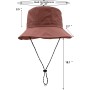 lifwimner Plegable Sombrero de Pescador Mujer Hombre Impermeable Sombrero de Sol Verano Playa Gorra Unisex con