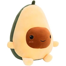 Yeqivo Bonito Juguete de Peluche de Aguacate, Cute Avocado Plush, Almohada rellena de Aguacate, Regalo para niñas, niños y