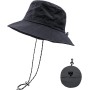 lifwimner Plegable Sombrero de Pescador Mujer Hombre Impermeable Sombrero de Sol Verano Playa Gorra Unisex con