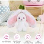 OSDUE Conejito de Peluche, Juguete de Peluche de Conejito Reversible, Conejito de Fresa de Zanahoria, Almohada de Fresa de