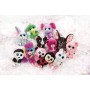 NICI Peluche GLUBSCHIS Unicornio Vita-Mi, con Ojos Grandes y Brillantes, 15 cm, Color: Negro/Rosa/Multicolor, 46316