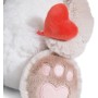 NICI Love Gato Esponjoso 25cm Gris sostenible Hecho de Suave Peluche, para Jugar y abrazar, para niños y Adultos, una Gran Idea