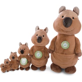 NICI Tierno Juguete de Quokka-Mola 30 cm – Juguetes de Peluche sostenibles para niños, niñas y bebés – Muñeco ecológico para