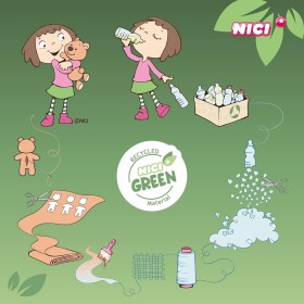NICI Tierno Juguete de Quokka-Mola 30 cm – Juguetes de Peluche sostenibles para niños, niñas y bebés – Muñeco ecológico para