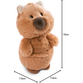 NICI Tierno Juguete de Quokka-Mola 30 cm – Juguetes de Peluche sostenibles para niños, niñas y bebés – Muñeco ecológico para