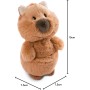 NICI Tierno Juguete de Quokka-Mola 30 cm – Juguetes de Peluche sostenibles para niños, niñas y bebés – Muñeco ecológico para