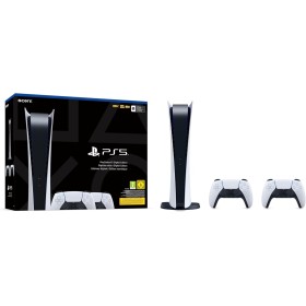 Playstation 5 Digital Consola + 2 Mandos Inalámbrico Dualsense blanco