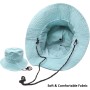 lifwimner Plegable Sombrero de Pescador Mujer Hombre Impermeable Sombrero de Sol Verano Playa Gorra Unisex con