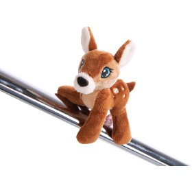 NICI- MagNICI Cervatillo Mala Magic 12cm marrón - Peluche sostenible con imán - Animal magnético para frigorífico, Pizarra,