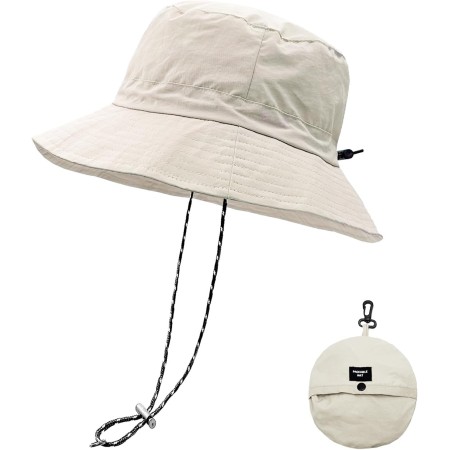 lifwimner Plegable Sombrero de Pescador Mujer Hombre Impermeable Sombrero de Sol Verano Playa Gorra Unisex con
