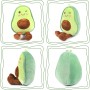 Wffeila Aguacate Peluche,Aguacate Cojín, Aguacate,Aguacate Pequeño,Peluche Aguacate,Aguacate 30 cm,Niños Adultos Regalos Pascua,