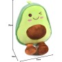 Wffeila Aguacate Peluche,Aguacate Cojín, Aguacate,Aguacate Pequeño,Peluche Aguacate,Aguacate 30 cm,Niños Adultos Regalos Pascua,