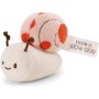 NICI- Caracol 12cm con Mensaje «Have a Slow Day» -Verde-Peluche Suave, Lindo para abrazar y Jugar, para niños y Adultos, una