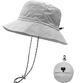 lifwimner Plegable Sombrero de Pescador Mujer Hombre Impermeable Sombrero de Sol Verano Playa Gorra Unisex con