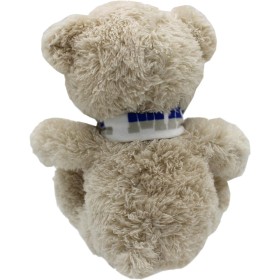 Real Madrid, Peluche Osito con Bufanda, Producto Oficial Real Madrid, Dimensión 20 cm, Color Marrón (CyP Brands)