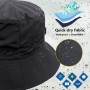 lifwimner Plegable Sombrero de Pescador Mujer Hombre Impermeable Sombrero de Sol Verano Playa Gorra Unisex con