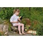 NICI- Peluche GLUBSCHIS Abeja Mariposa Lilli Papilli 25cm, Color Rosa (48737)