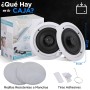 Pyle Altavoces empotrables, Pared, Techo, 6.5”, 200W, Dos vias, Tweeter de polimero, Estereo