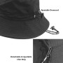 lifwimner Plegable Sombrero de Pescador Mujer Hombre Impermeable Sombrero de Sol Verano Playa Gorra Unisex con