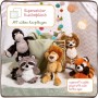 NICI- Plush Toys Suave Juguete 25 cm, Niños y Bebés – Esponjoso Relleno de Perezoso para Jugar, Abrazar y Coleccionar –