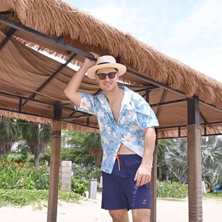 JustSun Bañador Hombre con Bolsillo Cremallera Surferos Impermeable Secado Rápido con Forro de Malla