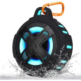XLeader Altavoz Bluetooth pequeños y potentes, Certificación impermeable IPX7, Altavoces Inalámbrico Portátil exterior con