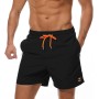 JustSun Bañador Hombre con Bolsillo Cremallera Surferos Impermeable Secado Rápido con Forro de Malla