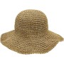 DHSBGWSX Sombrero de Sol para Mujer - Paja de Verano Plegable de Ala Ancha para Playa