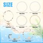 Mikovivi 7 piezas Pulseras de Verano para Mujeres, Pulseras de Surf Heishi Estrellas de Mar Conchas Boho Cuentas Pulseras de la