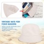 Sibba Sombrero de Cubo Plegable para Sol Verano Playa Pescador Gorra Cabeza Grande ala de Golf Accesorios Refrigeración Moda
