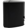 Altavoces de 2 vías negros, par, altavoces de pared para sistema estéreo HiFi de cine en casa, 40 vatios 8 ohmios
