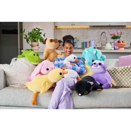 Hug-A-Lumps de ZURU, muñeco blandito y achuchable de Peluche, Peluche con Peso de 1,5 kg, Goose (Mav)