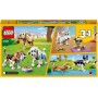 LEGO Creator 3 en 1 Perros Adorables, Figuras de Perritos de Juguete para Niños y Niñas de 7 Años o Más, Beagle, Caniche, Perro