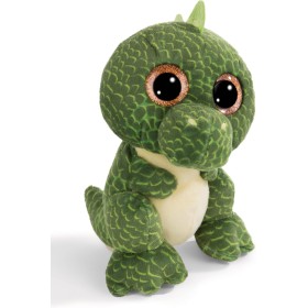NICI GLUBSCHIS Dino Tiranosaurio Rex Xert 15cm Verde sostenible Hecho de Suave Peluche, para Jugar y abrazar, para niños y