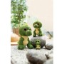 NICI GLUBSCHIS Dino Tiranosaurio Rex Xert 15cm Verde sostenible Hecho de Suave Peluche, para Jugar y abrazar, para niños y