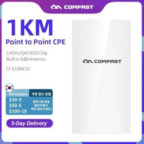 Comfast-enrutador Wifi CPE para exteriores, 300Mbps, 2,4 GHz, punto de