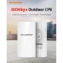 Comfast-enrutador Wifi CPE para exteriores, 300Mbps, 2,4 GHz, punto de