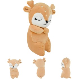 Surplex Almohada de Felpa de Ciervo, Juguete Suave de Animales de Reno, cálido Kawaii Lindo cómodo Figura de Ciervo de Alce